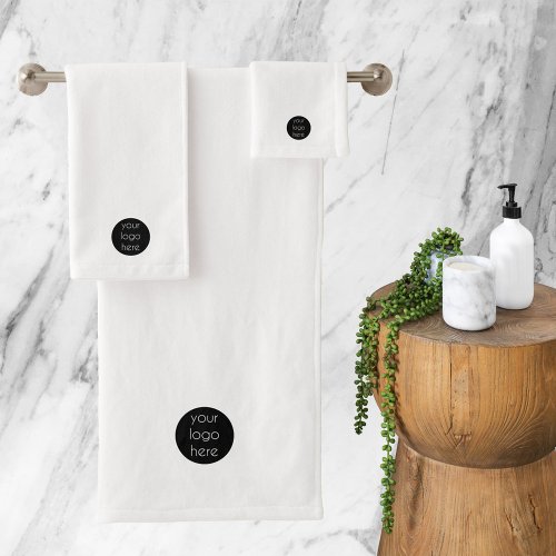 Promotional Business Company Logo Customer Gifts   Bath Towel Set