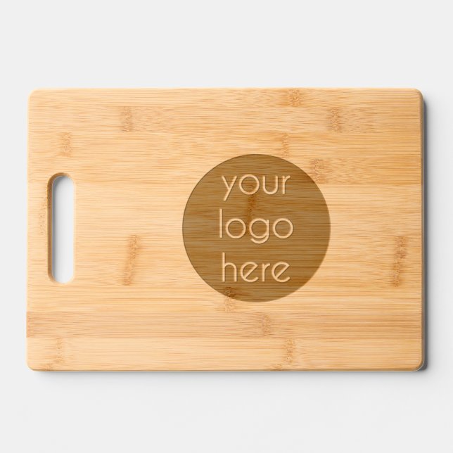 Promotional Business Company Logo Customer Gifts  Engraved Cutting Board (Front)