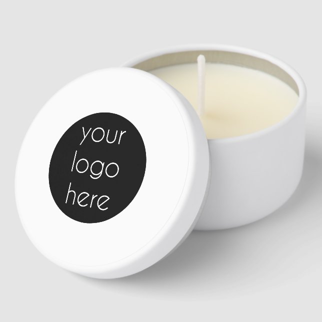 Promotional Business Company Logo Customer Gifts   Mini Candle Favors (Corner)