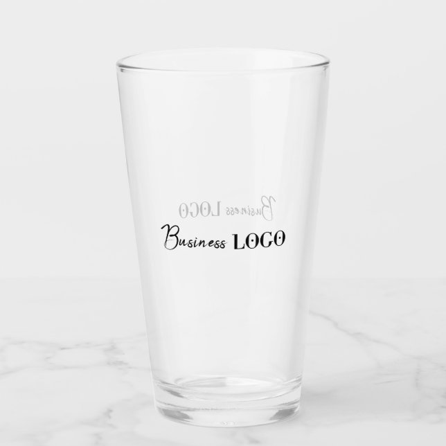 Promotional Business Company Logo Glass (Front)