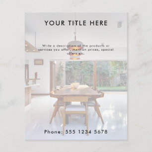 Promotional Business Full Photo Banner & Text Flyer