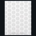 Promotional Business Logo Black White Pattern  Letterhead<br><div class="desc">A promotional opaque business logo black and white pattern that can be customized to your business logo. An ideal design for small businesses and companies. A corporate design perfect for professional business stationery. Upload your business logo to automatically became an opaque pattern.</div>
