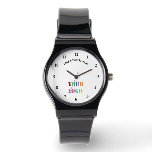 Promotional Business Logo Branded Watch Example