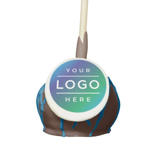 Promotional Business Logo Company Branded Cake Pops (Front)