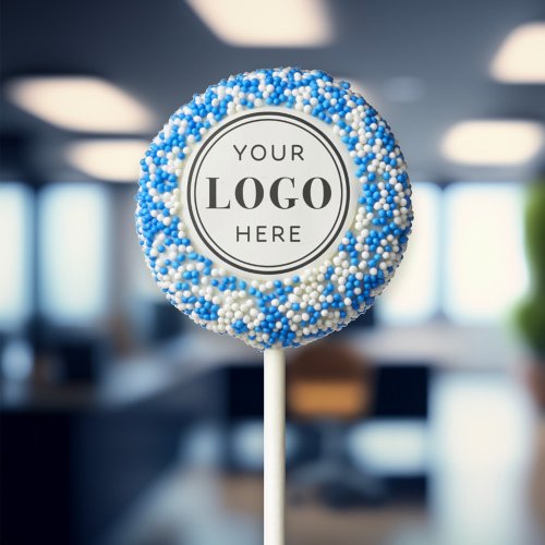 Promotional Business Logo Company Branded Chocolate Covered Oreo Pop