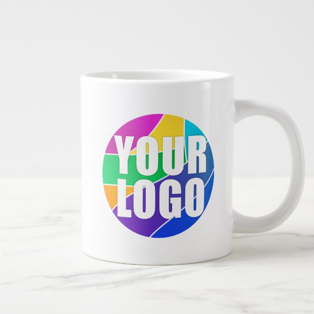 Promotional Business Logo Corporate Giveaway Giant Coffee Mug (Right)