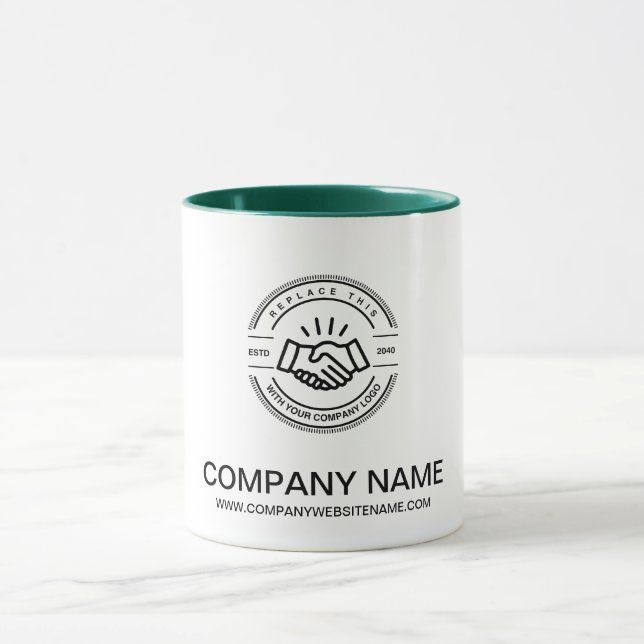 Promotional Business Logo Custom Inside Color Mug (Center)