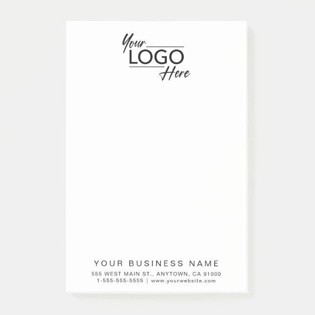 Promotional Business Logo Post-it Notes (Front)