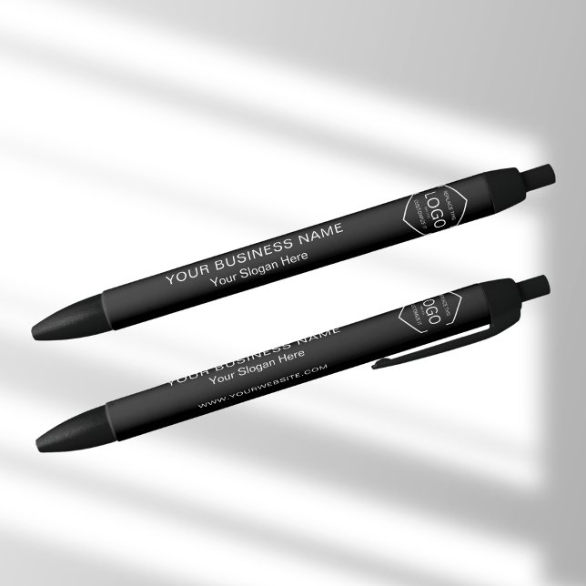 Promotional Business Logo Website Black White Pen (Creator Uploaded)