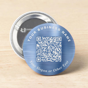 Promotional Business QR Code Blue Pin