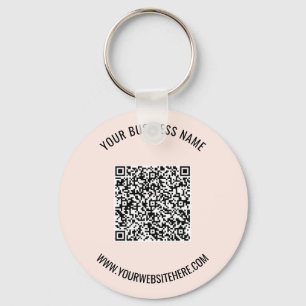 Promotional Business QR Code Keychain Template