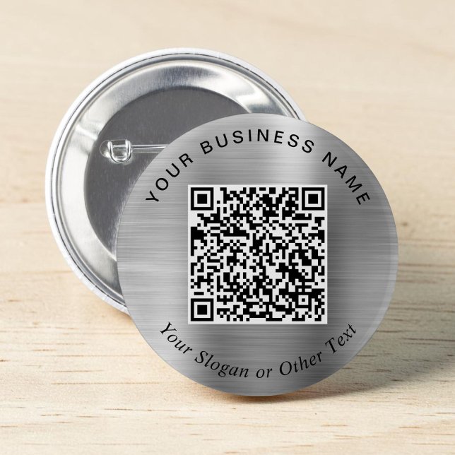 Promotional Business QR Code Silver Pin (Promotional Business QR Code Silver Pin)