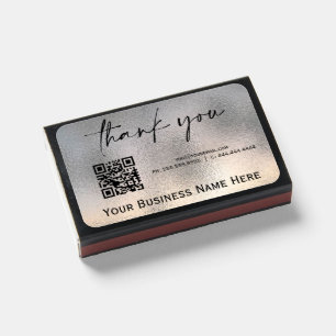 Promotional Business QR Code Thank You Matchboxes