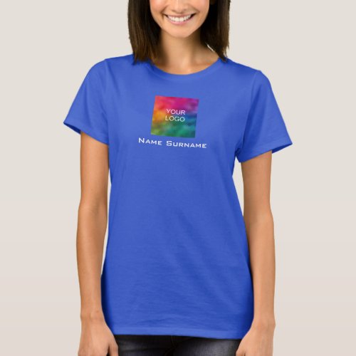 Promotional Business Your Own Logo Here Employee T_Shirt