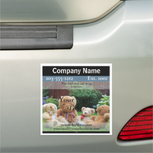 Promotional Car Magnet Teddy Bears- HAMbyWG