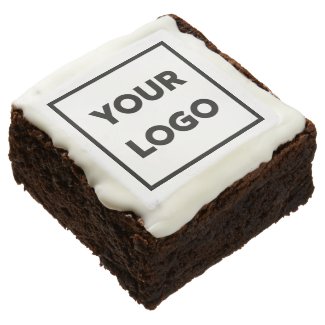 Promotional Custom Business Company Logo Brownie