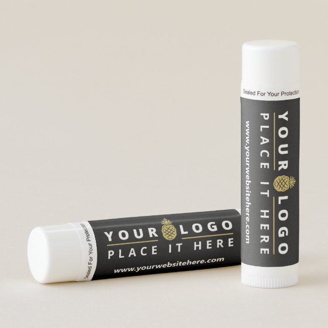 Promotional Custom Business Logo Website Marketing Lip Balm (Front)