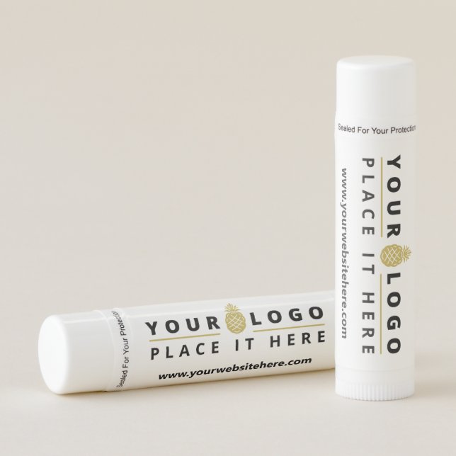 Promotional Custom Business Logo Website Marketing Lip Balm (Front)