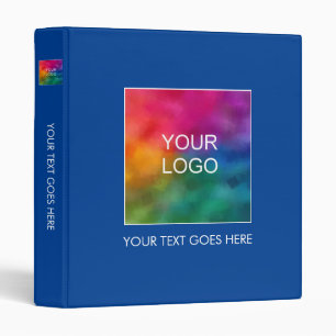 Promotional Custom Company Logo Here Elegant 3 Ring Binder