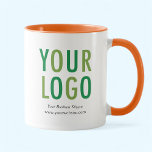 Promotional Custom Mug Company Logo No Minimum<br><div class="desc">Easily personalize our ceramic custom mug with your own company logo, business slogan, website address, or other custom text. Promotional coffee mugs with your business logo make a long lasting impression as corporate swag and office mugs. Available in 11 oz (11 ounce) and 15 oz (15 ounce) in different styles....</div>