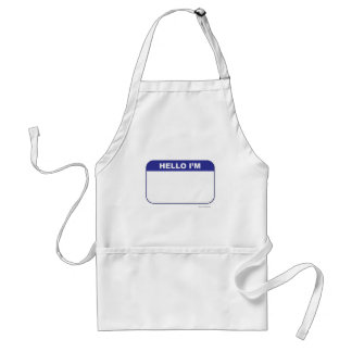 Promotional Custom Name Tag Add Your Info Adult Apron