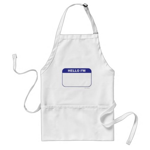 Promotional Custom Name Tag Add Your Info Adult Apron