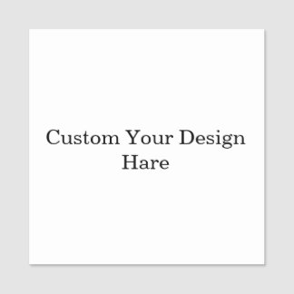 promotional Custom Simple your Logo 2" X 2" Square Name Tag