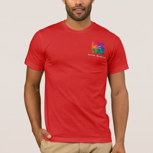 Promotional Employee Staff Your Logo Here Business T_Shirt