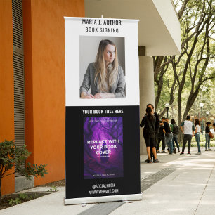 Promotional Event Book Signing Author Writer  Retractable Banner