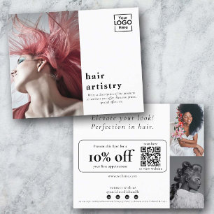 Promotional First Visit Special Offer Hair Salon Flyer