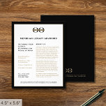 Promotional Flyer with Custom Logo<br><div class="desc">A simple custom business flyer template in a modern minimalist style that can be easily updated with your company logo,  contact details,  and custom flyer text. Ideal for marketing products,  services,  promotions,  event pricing,  and more. Perfect for business professionals looking to enhance their brand presence.</div>