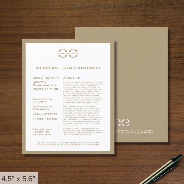 Promotional Flyer with Logo (Creator Uploaded)