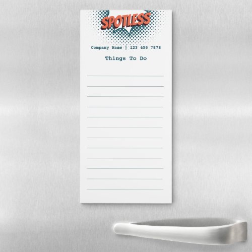 Promotional Gift House Cleaning Service Magnetic Notepad