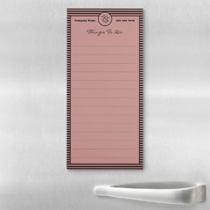 Promotional Gift Small Business Custom Logo & Text Magnetic Notepad
