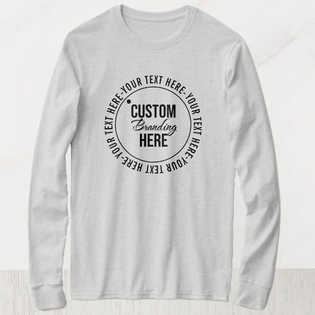 Promotional Grey Logo Simple Apparel  T-Shirt (logo grey shirt)