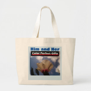 Promotional Him and Her Large Tote Bag