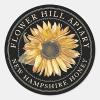 Promotional Honey Jar Lid Label or Party Favor