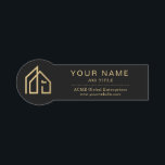 Promotional Item Modern Real Estate Name Tag<br><div class="desc">Promotional Items No Minimum, Logo Name Tag Easily personalize this high quality note book with your own company logo and custom text. No minimum and no set up fee! Available in many sizes and colors. Create and increase your brand awareness with trade show giveaways, corporate gifts for clients, event giveaways...</div>