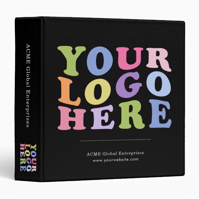 Promotional Items No Minimum Add Your Logo  3 Ring Binder (Front/Spine)