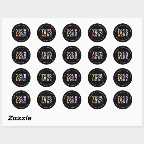 Promotional Items No Minimum Add Your Logo Classic Classic Round Sticker