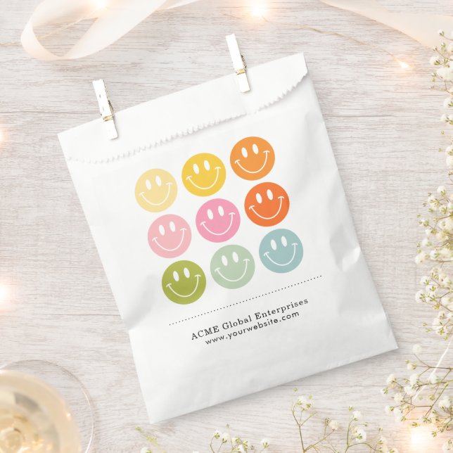 Promotional Items No Minimum Add Your Logo Favor Bag (Clipped)