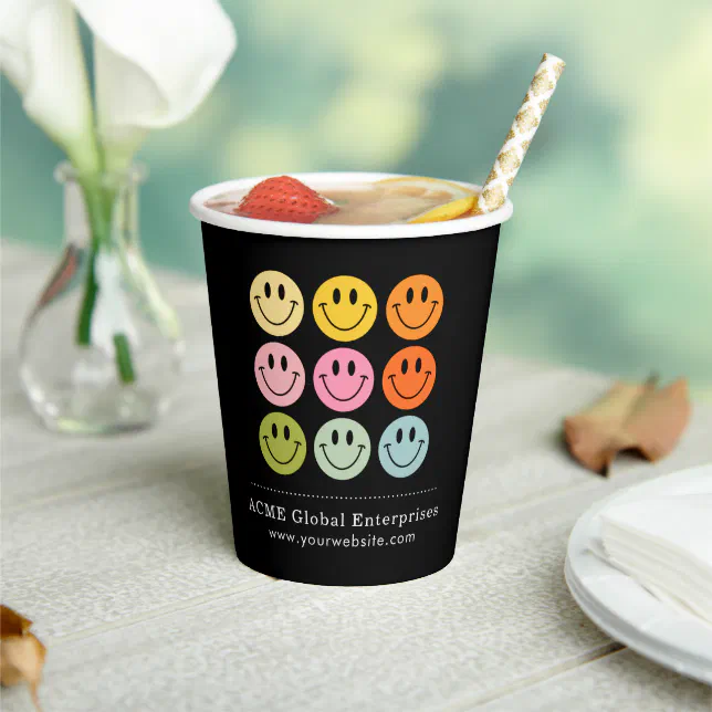 Promotional Items No Minimum, Add Your Logo Paper Cups Zazzle