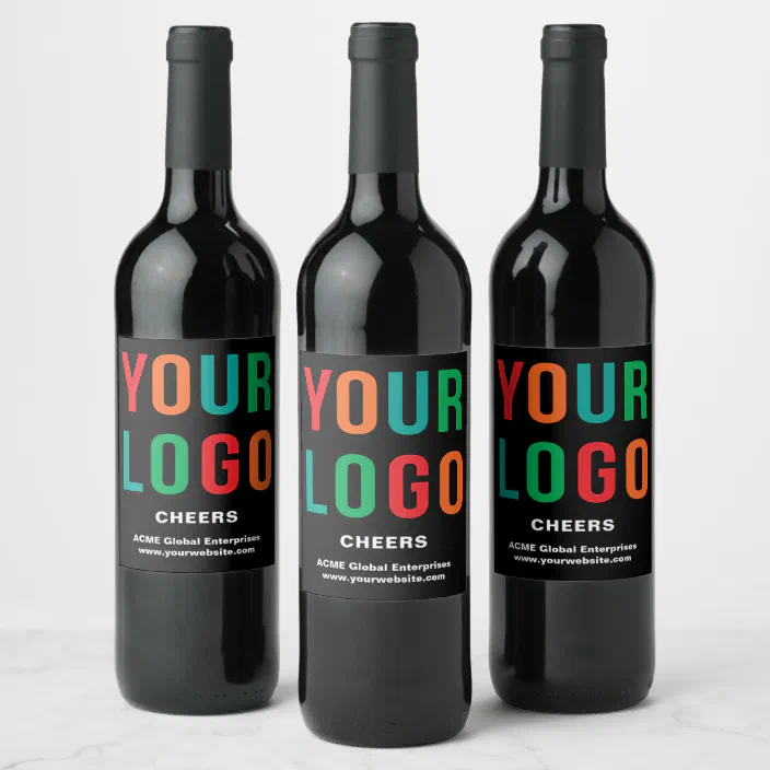 Promotional Items No Minimum Corporate Gift Wine Label Zazzle Com - Private label wine no minimum