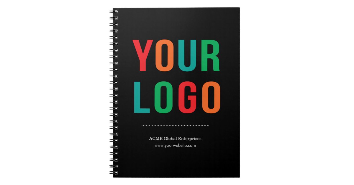 Promotional Items No Minimum, Logo Notebook Zazzle