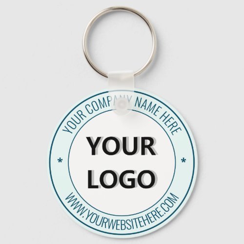 Promotional Keychain Custom Logo Text and Colors