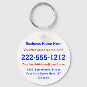 Promotional Keychains No Minimum, Small Business