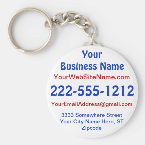 Promotional Keychains No Minimum Small Business