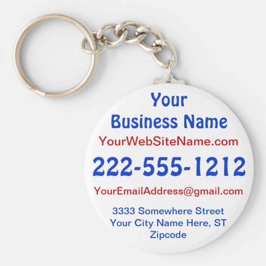 Promotional Keychains No Minimum, Small Business