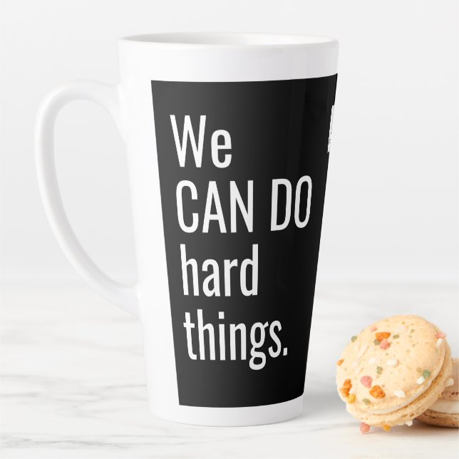 Promotional Latte Mug Business Logo No Minimum (In Situ)