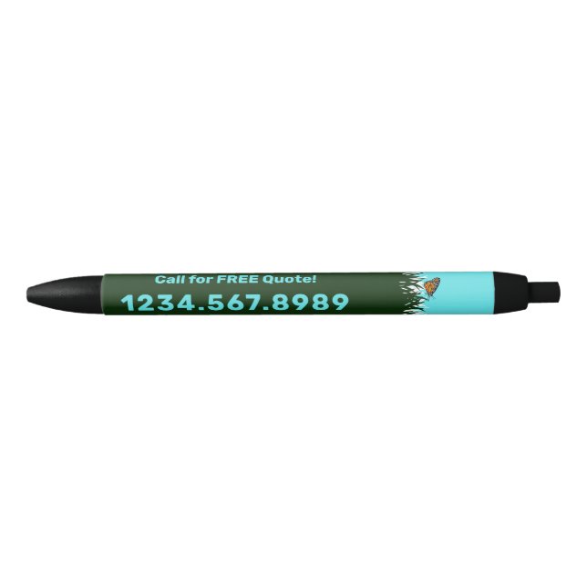 Promotional Lawn Care Service Call, Social Connect Pen (Front)